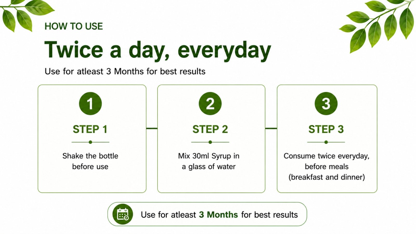 Healthally Biolive Syrup for Liver Support | Fatty Liver Detox Biolive Syrup 500 ml 4 How to use biolive syrup
