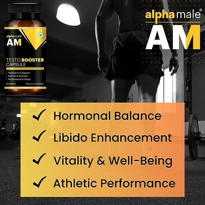 Alpha Male Testo Booster Capsule | Men's Hormone Support and Energy Booster 3 71Nv8thk6IL. SX679 1