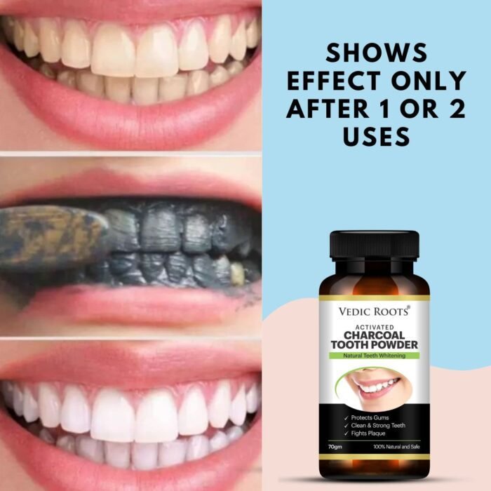 Activated Charcoal Dant Manjan for Teeth Whitening Powder - Image 2