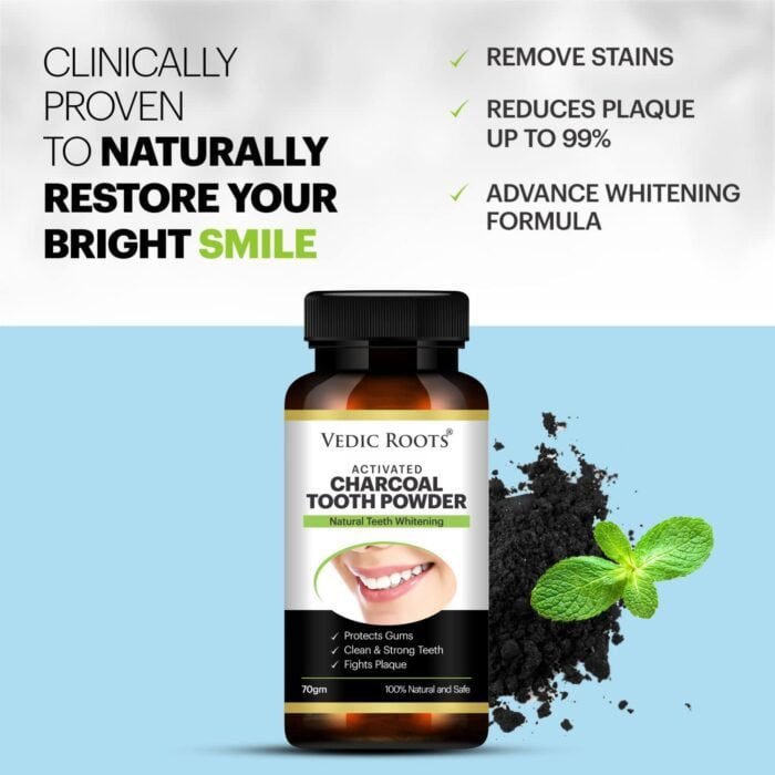 Activated Charcoal Dant Manjan for Teeth Whitening Powder - Image 4