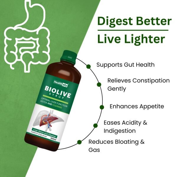Digest Better Live Lighter, biolive for digestion improve