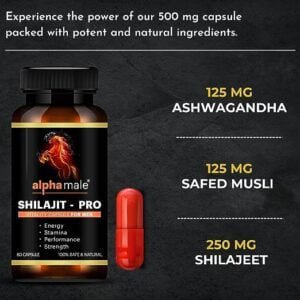 alpha male shilajit pro capsules