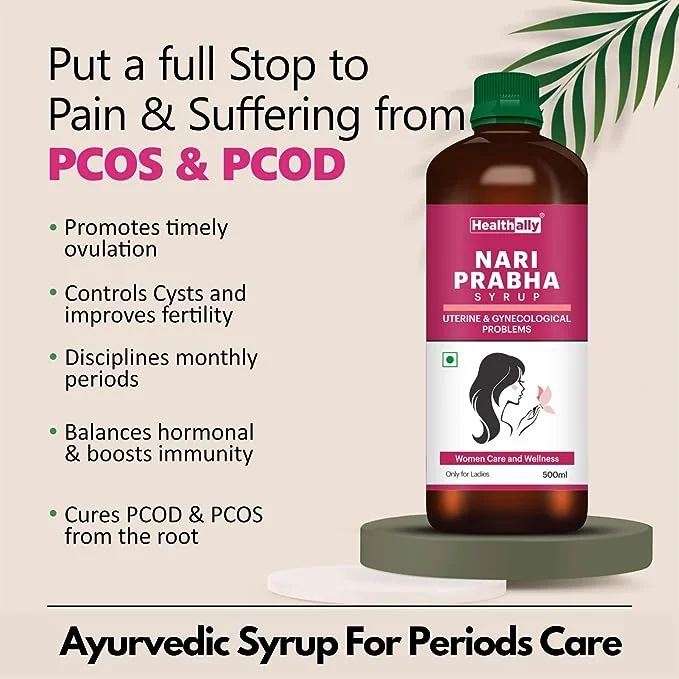 syrup for periods,healthally nari prabha syrup for irregular periods