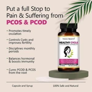 periods control,vedic roots pcod care capsule