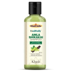 khadi amla and bhringraj shampoo, healthally amla shikakai shampoo