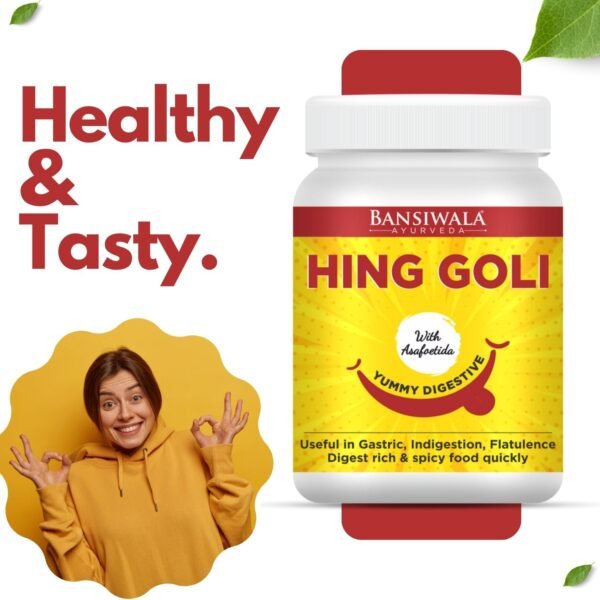 Bansiwala Ayurvedic Hing Goli | Chatpati Hing Peda for Gas, Indigestion & Bloating - Image 3
