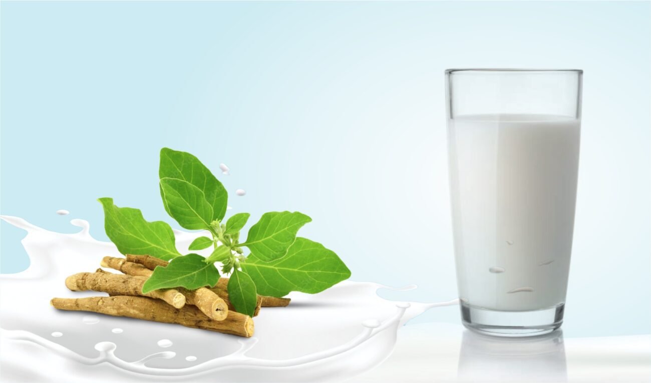 How to take ashwagandh powder with milk