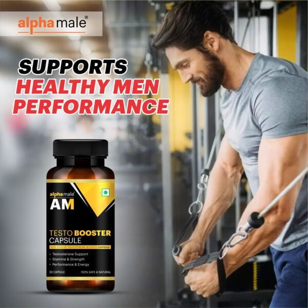 alpha male testo booster capsule, increase sex power