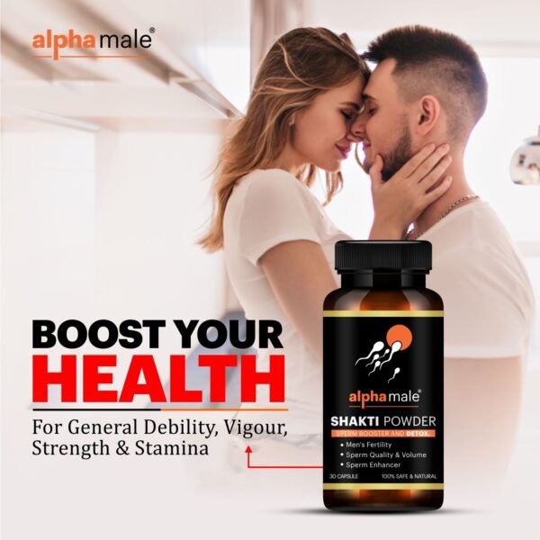 alpha male shakti powder for men,ayurvedic shakti powder,virya shakti powder,energy booster
