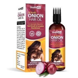 healthally khadi onion oil for hair fall
