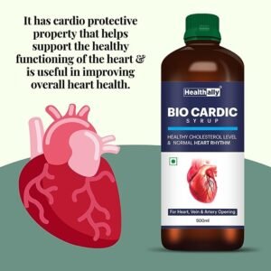 healthally bio cardic heart tonic syrup,cholesterol syrup,heart tonic syrup