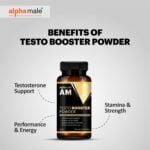 alpha male testo booster powder, boost your health, key features of testo booster powder