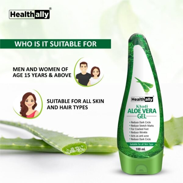 Healthally aloe vera skin gel, aloe vera gel for all skin