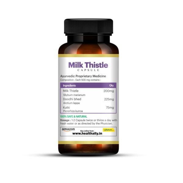 liver support milk thistle capsule, Milk Thistle capsule ingredients