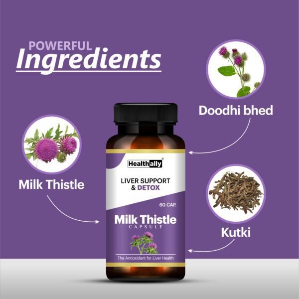 liver support milk thistle capsule, Milk Thistle liver supplement