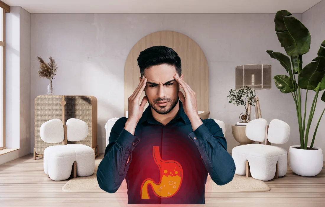 Headache due to gas problem