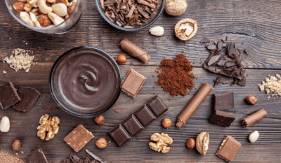 does chocolate reduce period pain, chocolate nutrition
