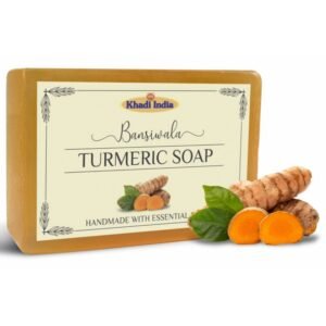 Bansiwala Khadi Turmeric Soap, khadi herbal turmeric soap