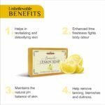 lemon soap benefits, bansiwala khadi handmade lemon soap