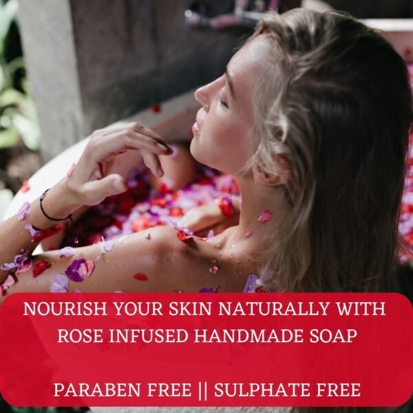 bansiwala khadi rose soap, rose soap