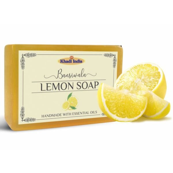 bansiwala khadi handmade lemon soap