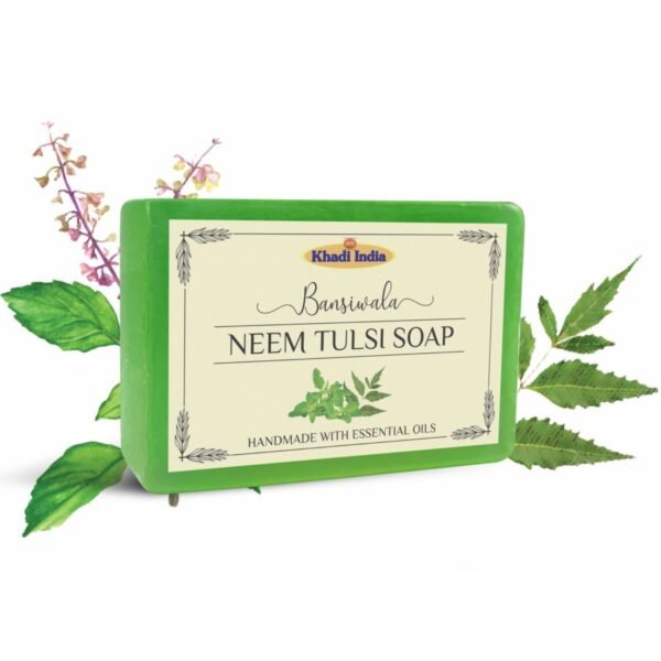 bansiwala khadi neem tulsi soap bansiwala khadi neem tulsi soap, khadi natural neem tulsi soap