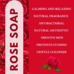 bansiwala khadi rose soap, handmade rose soap
