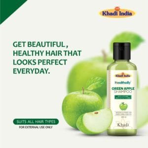 healthally khadi green apple shampoo, Green Apple Shampoo for Hair Loss