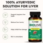 Ayurvedic Liver Detox Capsule, biolive ayurvedic liver health capsule