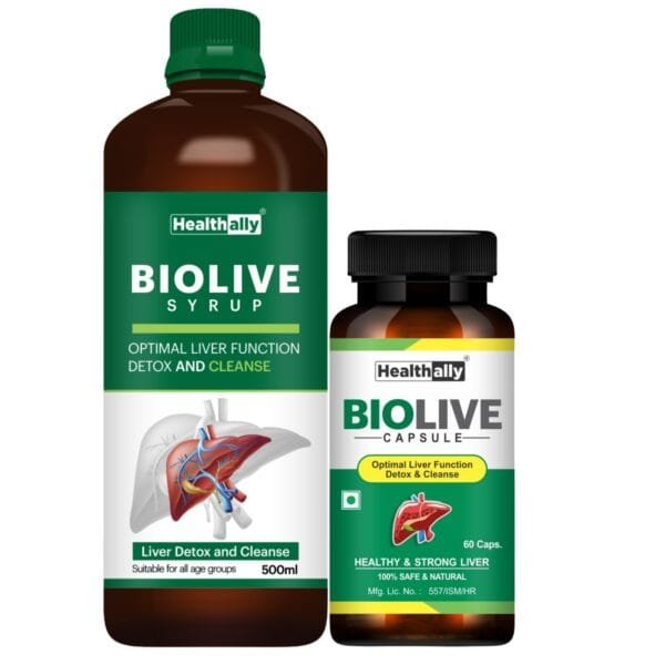 Biolive Liver Detox Kit – Ayurvedic Syrup and Capsule Biolive Liver Detox Kit – Ayurvedic Syrup and Capsule