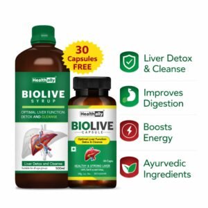 Healthally Biolive Syrup with Free Biolive Capsule